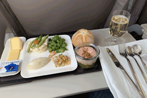 Helvetic Airways Menu Meals Image
