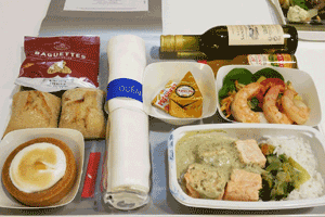 Air France HOP Menu Meals Image