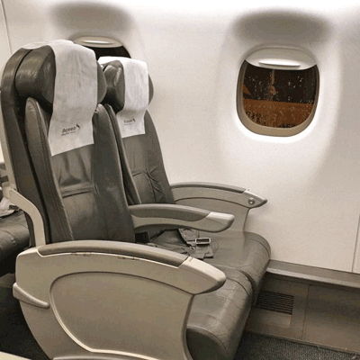 Bulgaria Air Business Seat Size Image