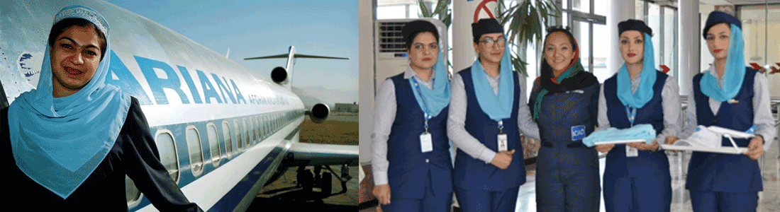 Ariana Afghan Airlines Flight Attendant Image