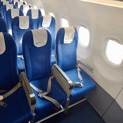 Cambodia Angkor Air Economy Seat Size Image