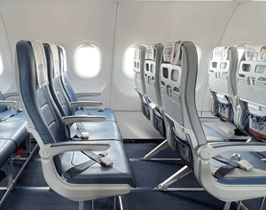 Cambodia Airways Economy Seat Size Image