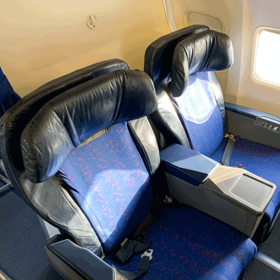 Cayman Airways Business Seat Size Image
