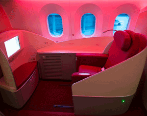 Xiamen Air Executive Seat Size Image