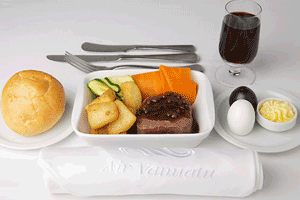 Air Vanuatu Menu Meals Image