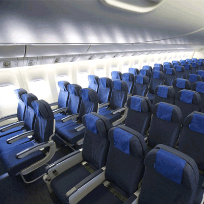 Avelo Airlines Economy Seat Size Image