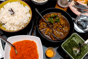 Air Mauritius menu meals images