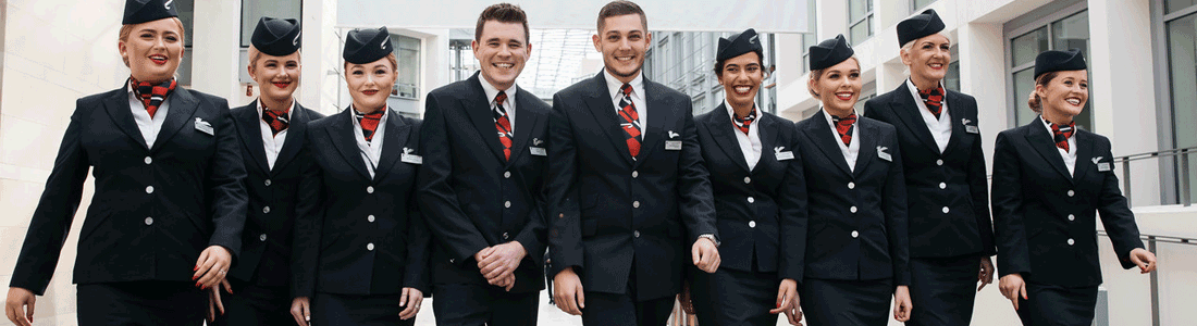 British Airways flight attendant image