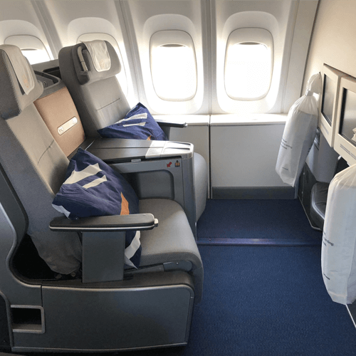Lufthansa Business Class seat image