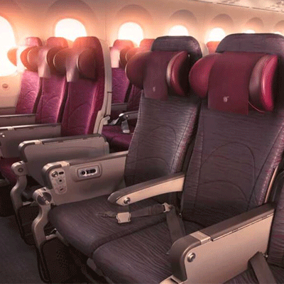 Qatar Airways Economy Class seat image