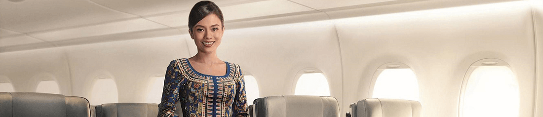 Singapore Airlines flight attendant image