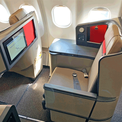 South African Airways business seat images