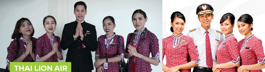 Thai Lion Air flight attendant image