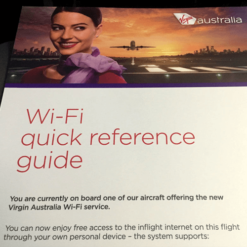 Virgin Australia wifi image